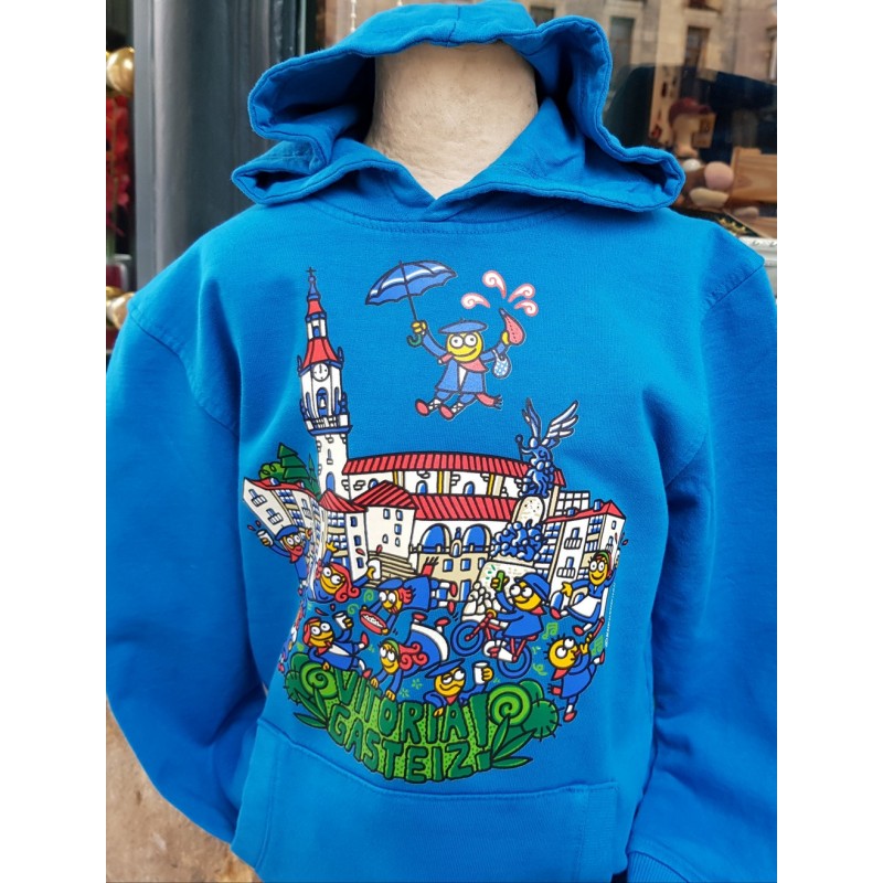 Sudadera capucha niño Rubik - Kukuxumusu